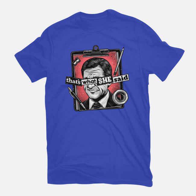 That's What She Said-Womens-Fitted-Tee-glitchygorilla