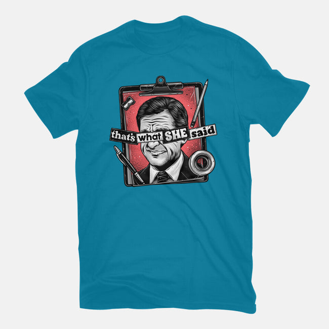 That's What She Said-Womens-Fitted-Tee-glitchygorilla