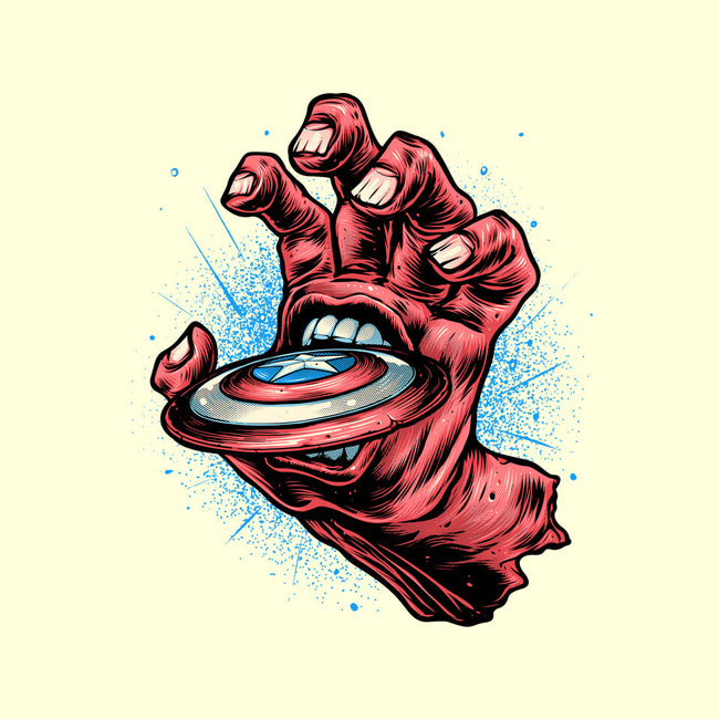 Big Red Hand-None-Adjustable Tote-Bag-glitchygorilla