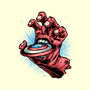 Big Red Hand-None-Adjustable Tote-Bag-glitchygorilla