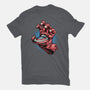 Big Red Hand-Mens-Premium-Tee-glitchygorilla