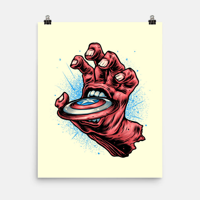 Big Red Hand-None-Matte-Poster-glitchygorilla