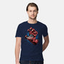 Big Red Hand-Mens-Premium-Tee-glitchygorilla