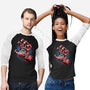 Big Red Hand-Unisex-Baseball-Tee-glitchygorilla