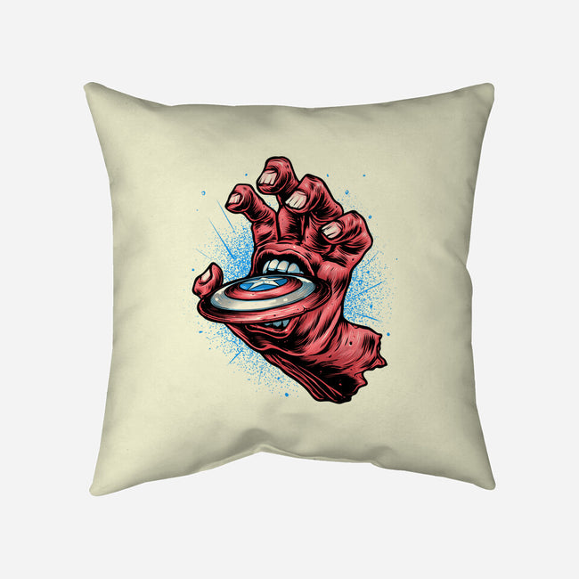 Big Red Hand-None-Removable Cover w Insert-Throw Pillow-glitchygorilla