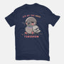 Get That Bread Tomorrow-Womens-Fitted-Tee-TechraNova