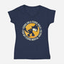 Cat Mental Health-Womens-V-Neck-Tee-erion_designs
