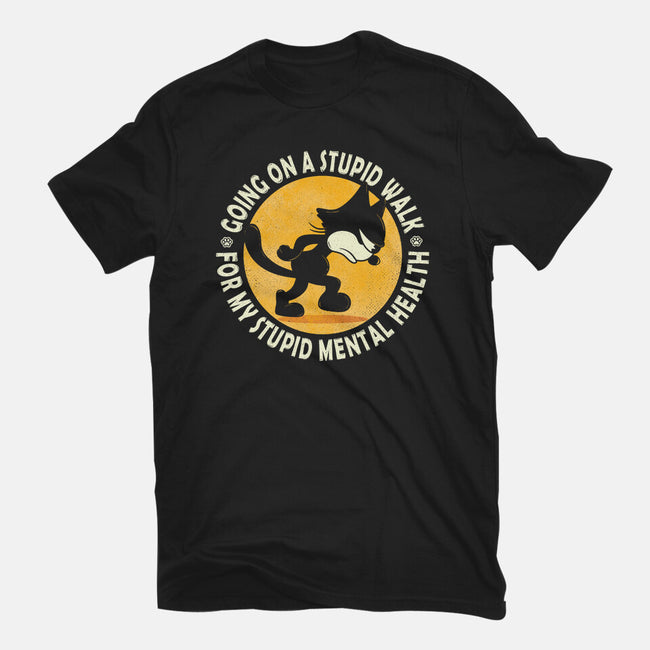 Cat Mental Health-Unisex-Basic-Tee-erion_designs
