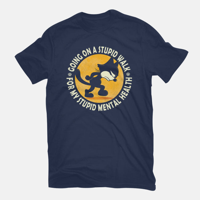 Cat Mental Health-Unisex-Basic-Tee-erion_designs