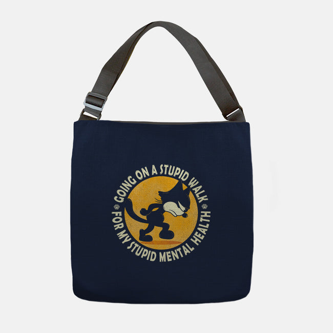 Cat Mental Health-None-Adjustable Tote-Bag-erion_designs