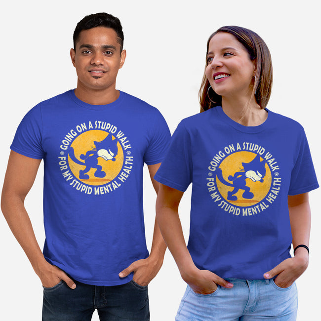 Cat Mental Health-Unisex-Basic-Tee-erion_designs