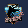 When Dinosaurs Ruled The Earth-None-Adjustable Tote-Bag-glitchygorilla