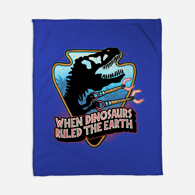 When Dinosaurs Ruled The Earth-None-Fleece-Blanket-glitchygorilla