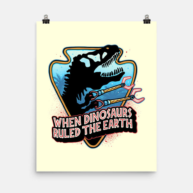 When Dinosaurs Ruled The Earth-None-Matte-Poster-glitchygorilla