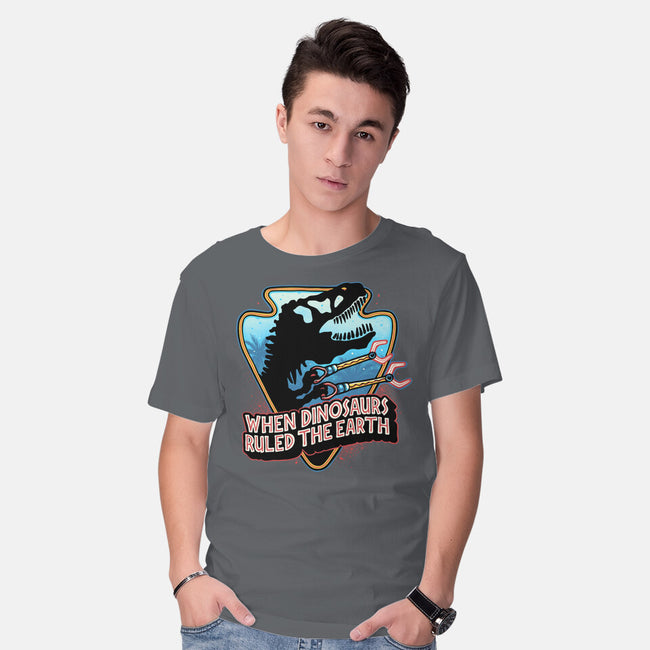 When Dinosaurs Ruled The Earth-Mens-Basic-Tee-glitchygorilla