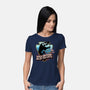 When Dinosaurs Ruled The Earth-Womens-Basic-Tee-glitchygorilla