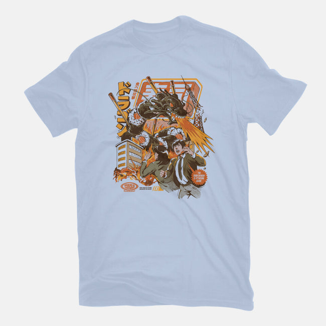 Sushi Dragon Attack-Womens-Fitted-Tee-ilustrata