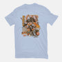 Sushi Dragon Attack-Womens-Fitted-Tee-ilustrata