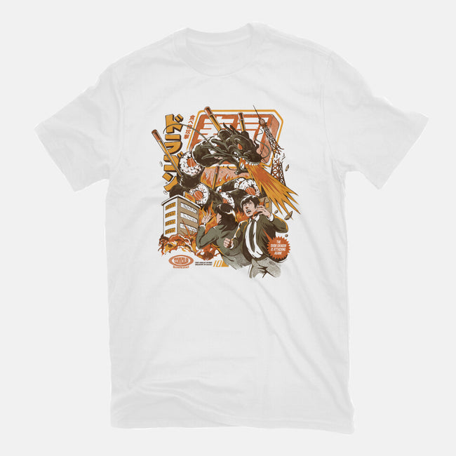 Sushi Dragon Attack-Womens-Fitted-Tee-ilustrata