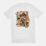 Sushi Dragon Attack-Womens-Fitted-Tee-ilustrata