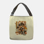 Sushi Dragon Attack-None-Adjustable Tote-Bag-ilustrata