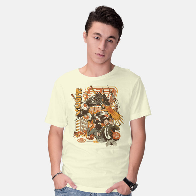 Sushi Dragon Attack-Mens-Basic-Tee-ilustrata