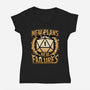 RPG Plan Failure-Womens-V-Neck-Tee-Studio Mootant