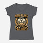 RPG Plan Failure-Womens-V-Neck-Tee-Studio Mootant