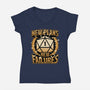 RPG Plan Failure-Womens-V-Neck-Tee-Studio Mootant