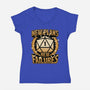 RPG Plan Failure-Womens-V-Neck-Tee-Studio Mootant