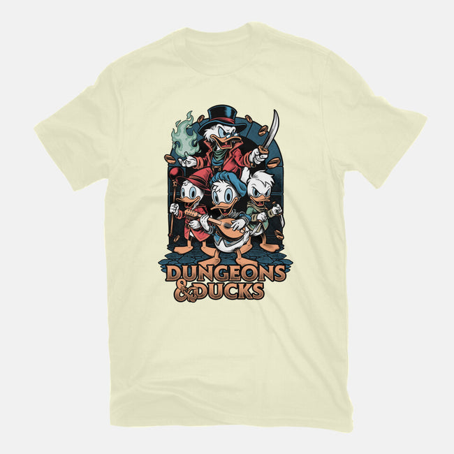 Dungeons And Ducks Cartoon-Mens-Premium-Tee-Studio Mootant