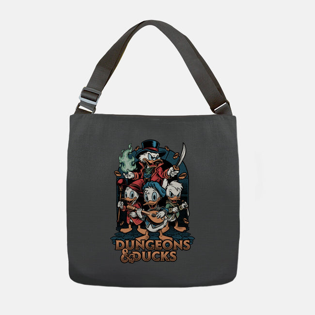 Dungeons And Ducks Cartoon-None-Adjustable Tote-Bag-Studio Mootant