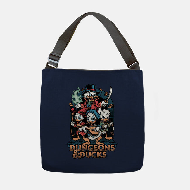 Dungeons And Ducks Cartoon-None-Adjustable Tote-Bag-Studio Mootant