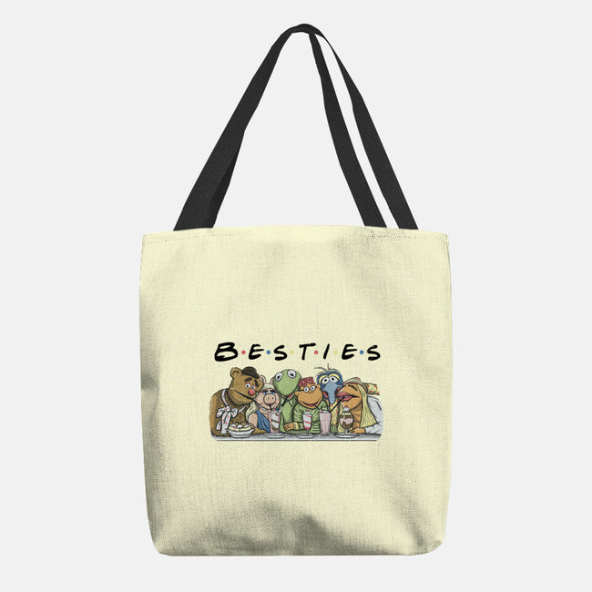 Puppet Friends-None-Basic Tote-Bag-NMdesign