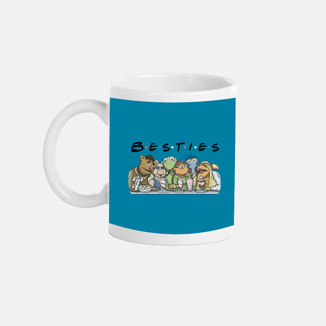 Puppet Friends-None-Mug-Drinkware-NMdesign