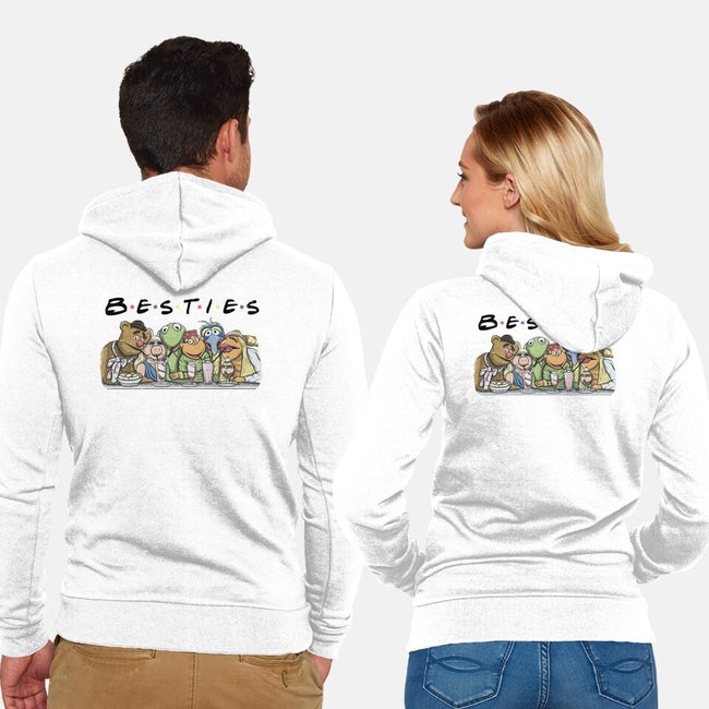 Puppet Friends-Unisex-Zip-Up-Sweatshirt-NMdesign