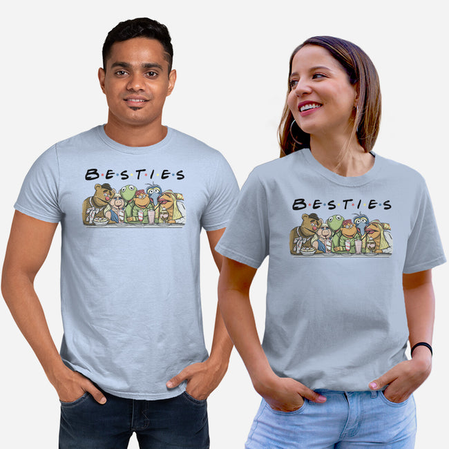 Puppet Friends-Unisex-Basic-Tee-NMdesign