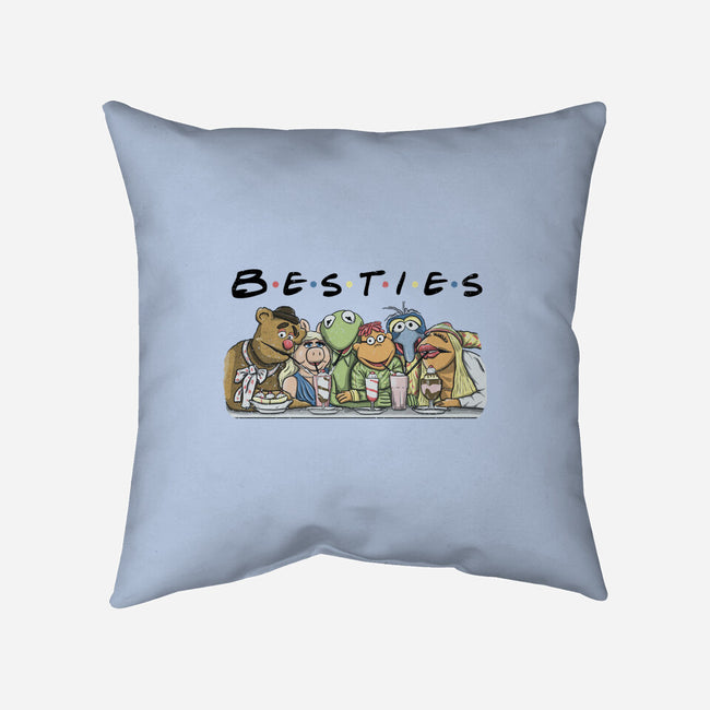 Puppet Friends-None-Removable Cover w Insert-Throw Pillow-NMdesign