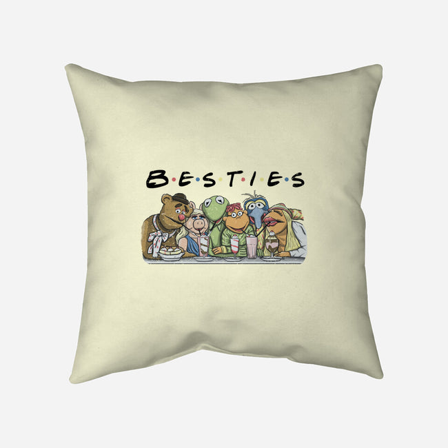 Puppet Friends-None-Removable Cover w Insert-Throw Pillow-NMdesign