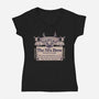 The Ni's Brew-Womens-V-Neck-Tee-NMdesign