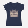 The Ni's Brew-Womens-V-Neck-Tee-NMdesign