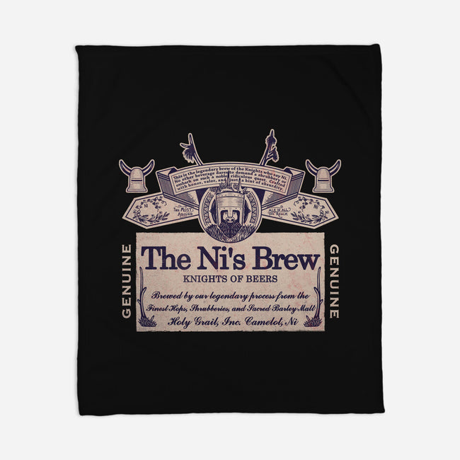 The Ni's Brew-None-Fleece-Blanket-NMdesign