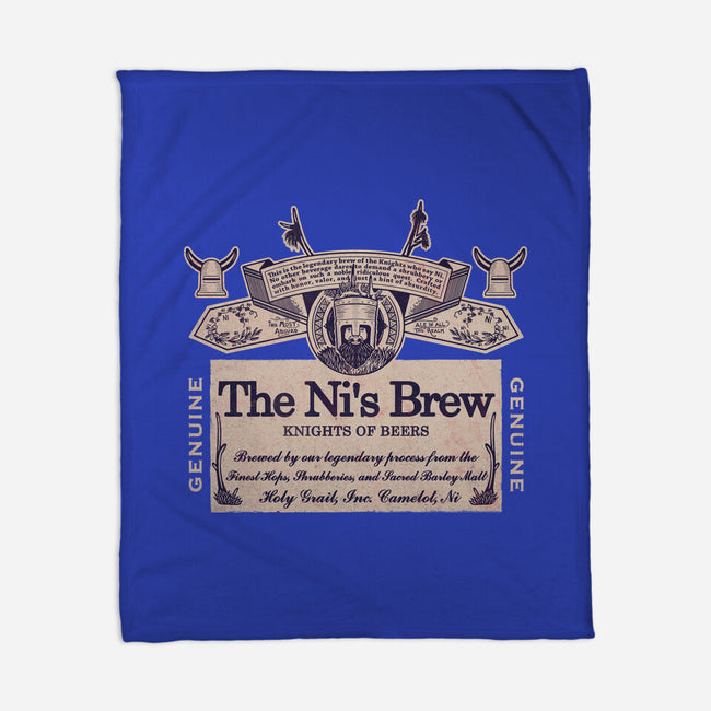 The Ni's Brew-None-Fleece-Blanket-NMdesign