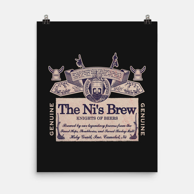 The Ni's Brew-None-Matte-Poster-NMdesign