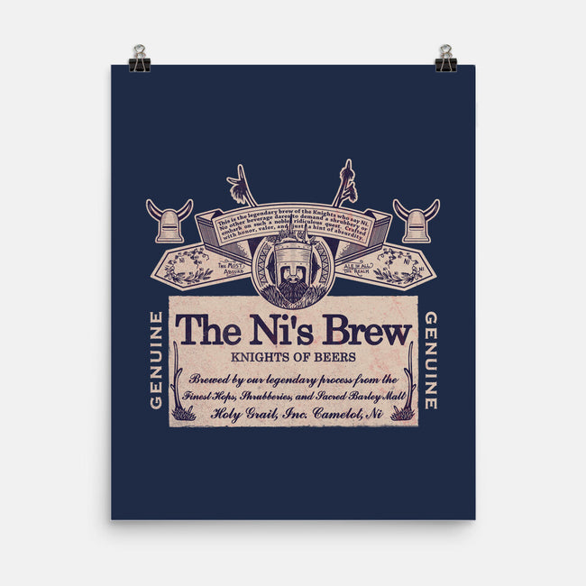 The Ni's Brew-None-Matte-Poster-NMdesign