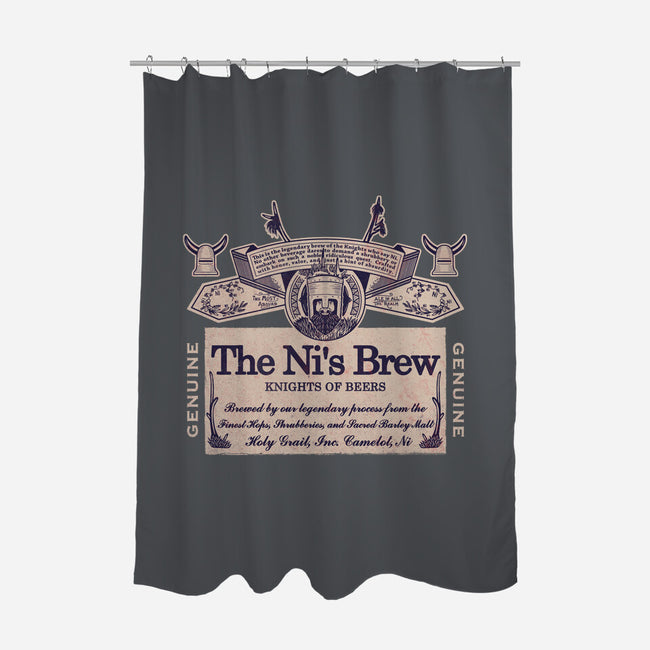 The Ni's Brew-None-Polyester-Shower Curtain-NMdesign