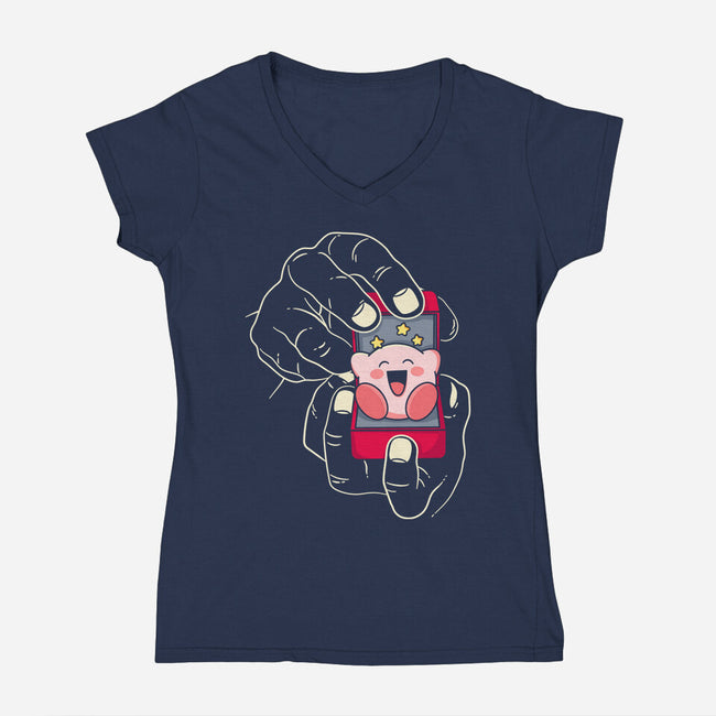 Will You Marry Me-Womens-V-Neck-Tee-Xentee