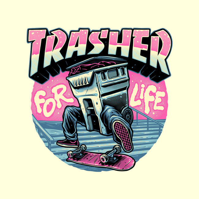 Trasher For Life-Unisex-Kitchen-Apron-momma_gorilla