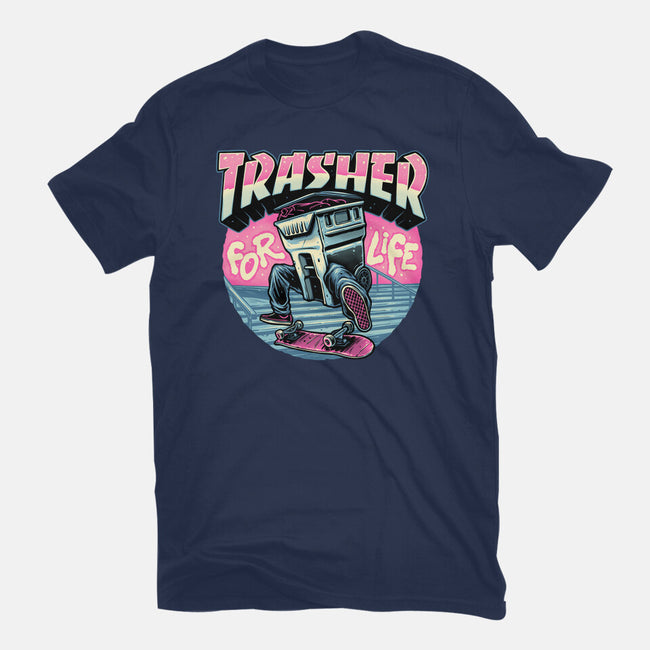 Trasher For Life-Mens-Heavyweight-Tee-momma_gorilla