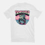 Trasher For Life-Womens-Fitted-Tee-momma_gorilla